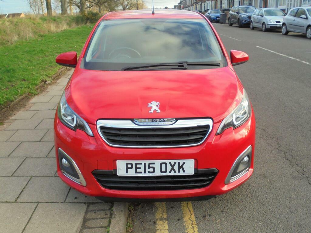 Peugeot 108 1.2 Vti Puretech Allure Euro 5 PE15OXK Red #2