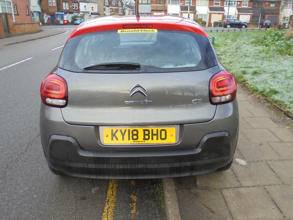 Citroen C3 1.2 Puretech Feel Euro 6 KY18BHO Grey #4