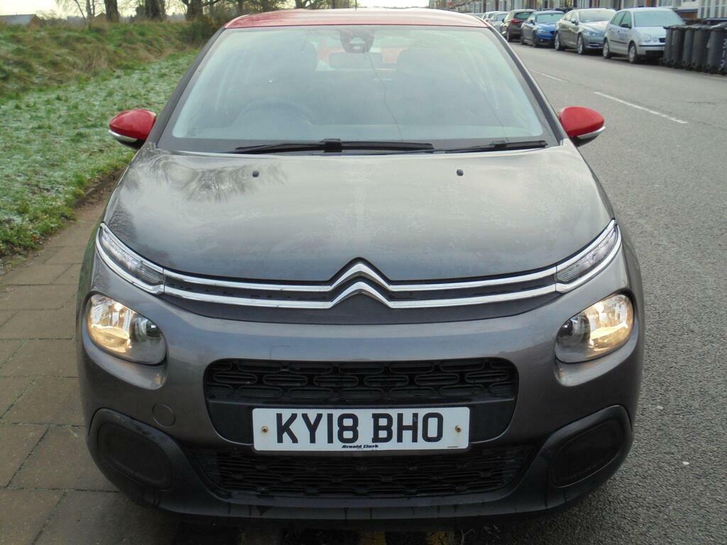 Citroen C3 1.2 Puretech Feel Euro 6 KY18BHO Grey #2