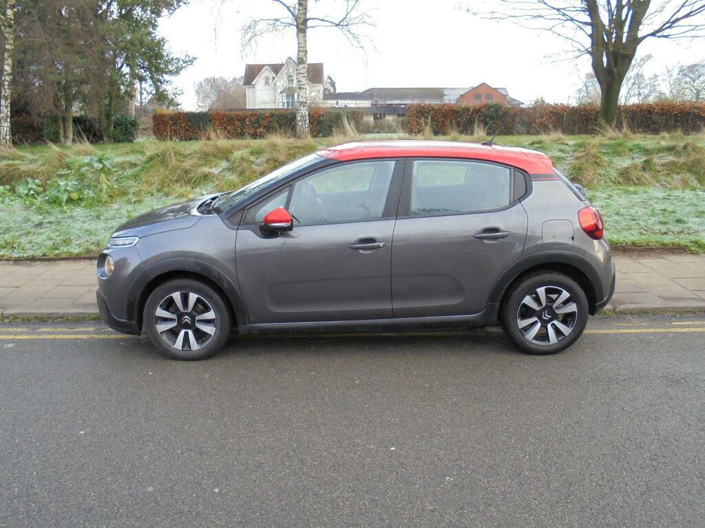 Citroen C3 1.2 Puretech Feel Euro 6 KY18BHO Grey #5