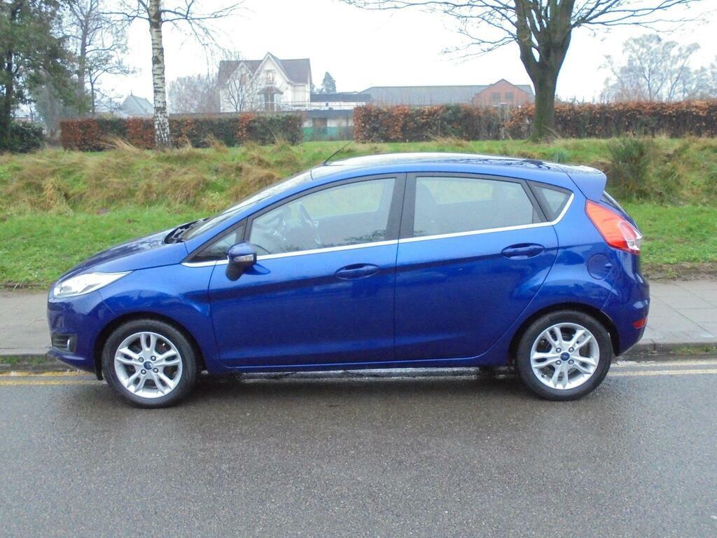 Ford Fiesta 1.0T Ecoboost Zetec Euro 6 S S WV65NPF Blue #5