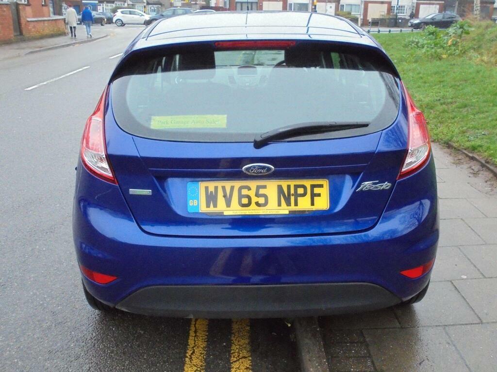 Ford Fiesta 1.0T Ecoboost Zetec Euro 6 S S WV65NPF Blue #4