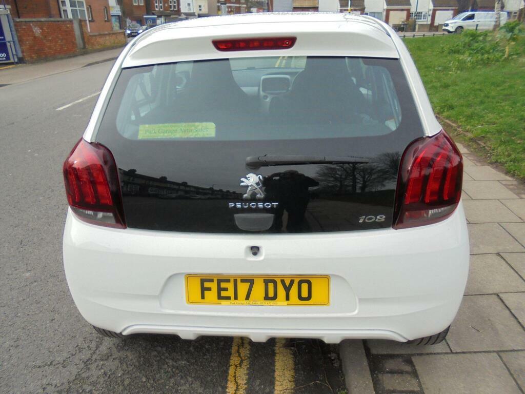 Peugeot 108 1.0 Active Euro 6 FE17DYO White #4