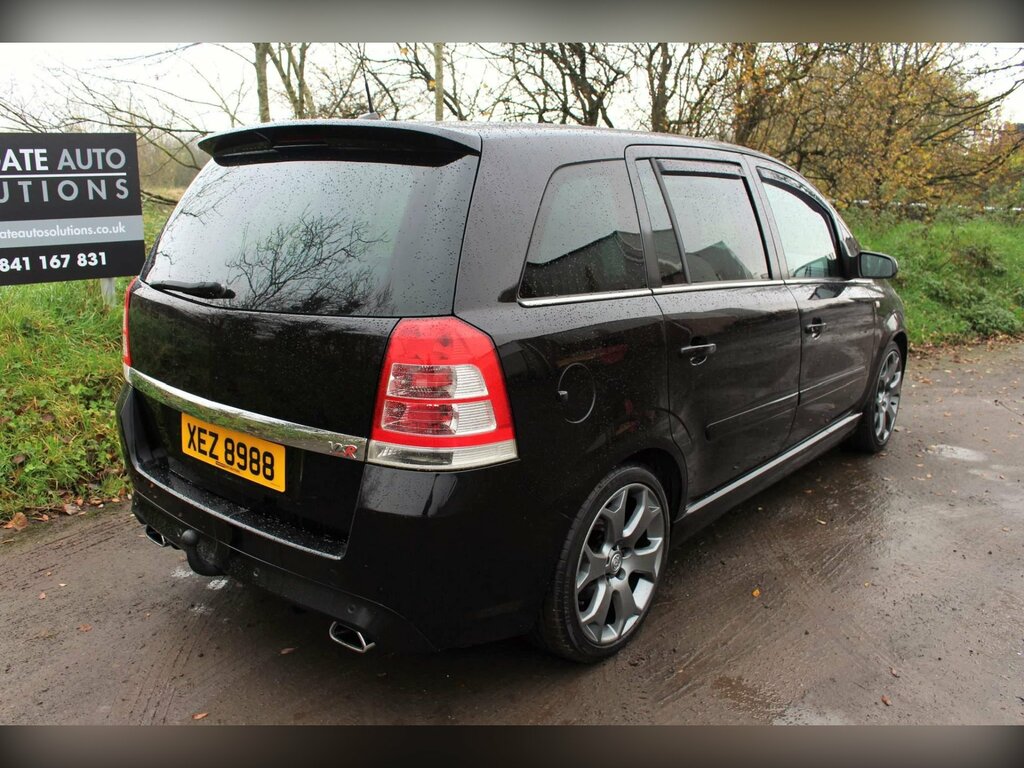Vauxhall Zafira 2.0T Vxr Euro 4 XEZ8988 Black #4