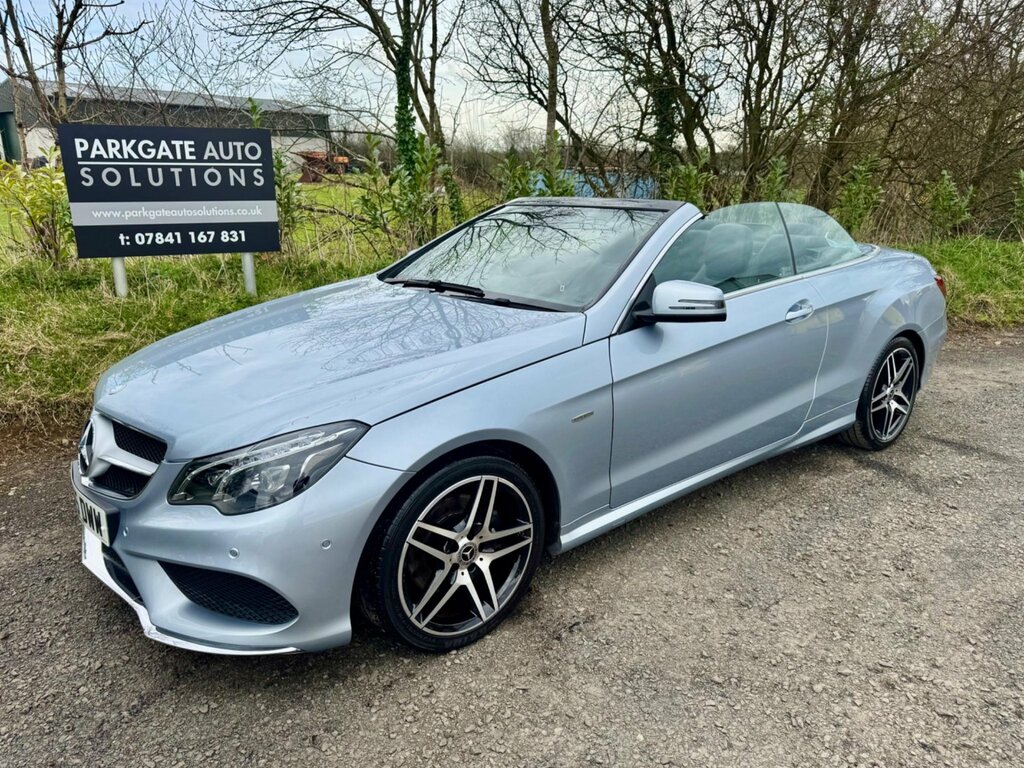 Mercedes-Benz E Class 2.1 E220 Bluetec Amg Line Premium Cabriolet G-tr YM65DWW Silver #6