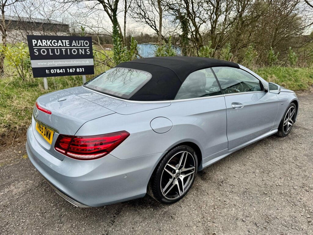 Mercedes-Benz E Class 2.1 E220 Bluetec Amg Line Premium Cabriolet G-tr YM65DWW Silver #4