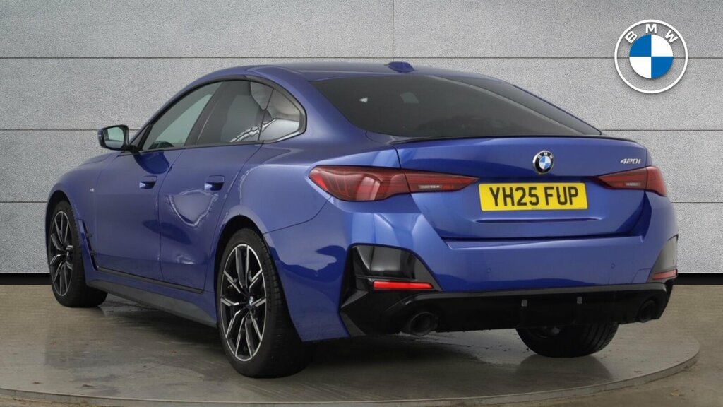 BMW 4 Series Gran Coupe 420I M Sport Gran Coupe YH25FUP Blue #4