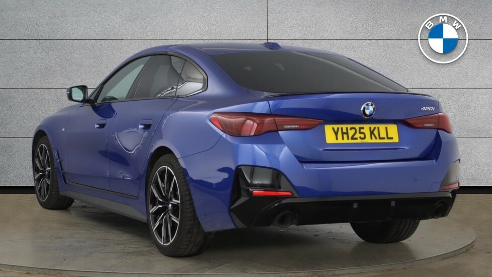 BMW 4 Series Gran Coupe 420I M Sport Gran Coupe YH25KLL Blue #3