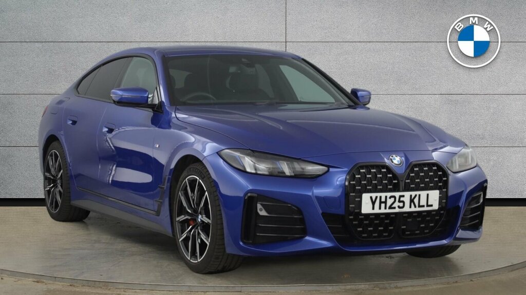 BMW 4 Series Gran Coupe 420I M Sport Gran Coupe YH25KLL Blue #2