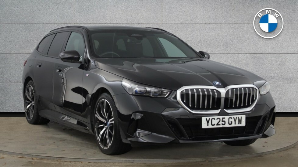 BMW 5 Series 530E M Sport Touring Black