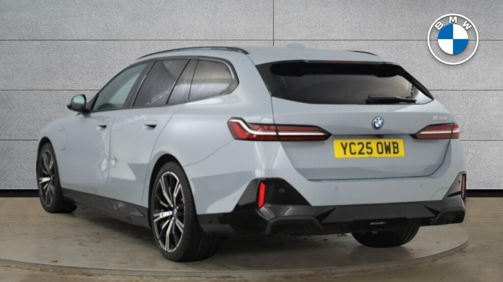BMW 5 Series 530E M Sport Touring YC25OWB Grey #3