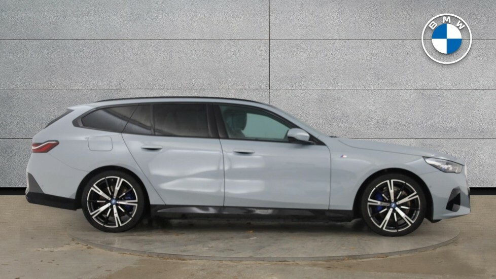 BMW 5 Series 530E M Sport Touring YC25OWB Grey #5