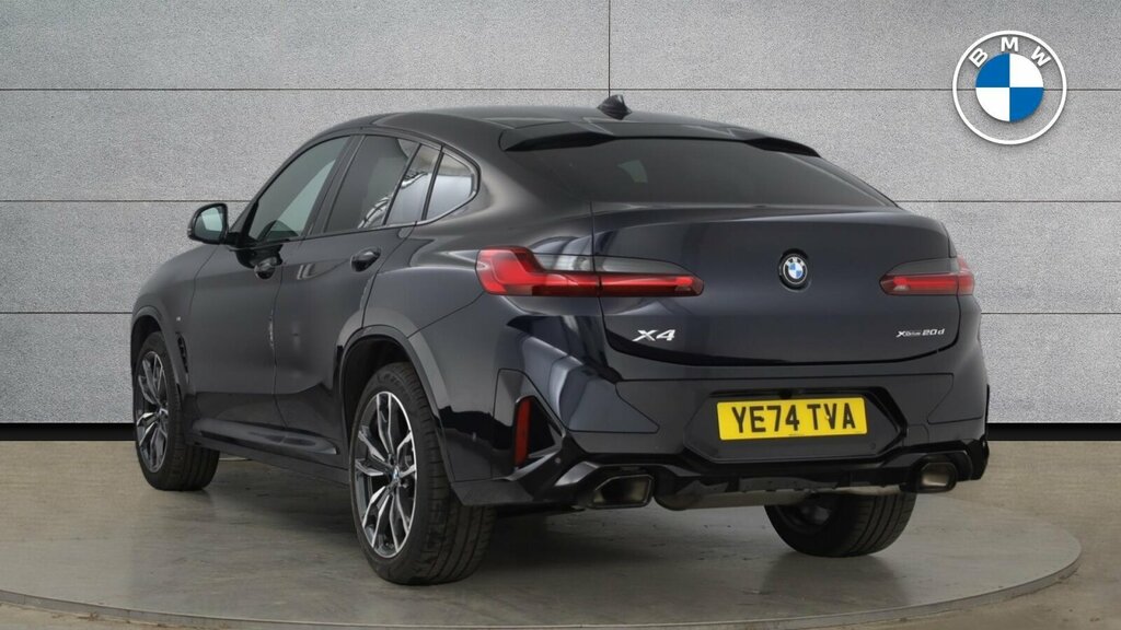 BMW X4 X4 Xdrive20d M Sport YE74TVA Black #3