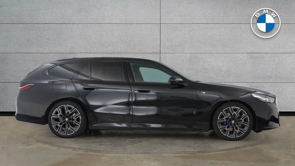 BMW 5 Series 530E M Sport Touring YF25OTJ Black #5