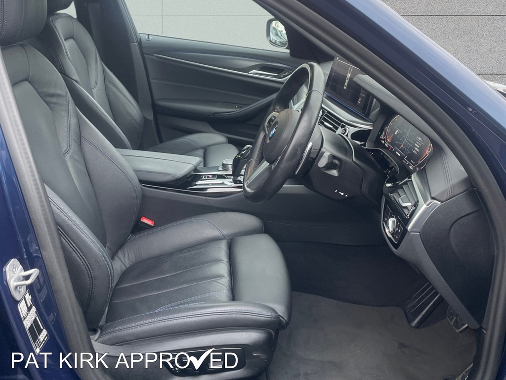 BMW 5 Series 520D Mht M Sport Step OV23XSR Blue #5