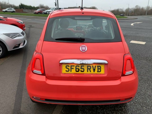 Fiat 500 2016 1.2 Pop Hatchback Euro 6 S SF65RVB Pink #5