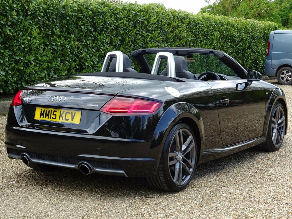 Audi TT 2.0 Tfsi S Line Roadster S Tronic Quatt MM15KCV Black #3