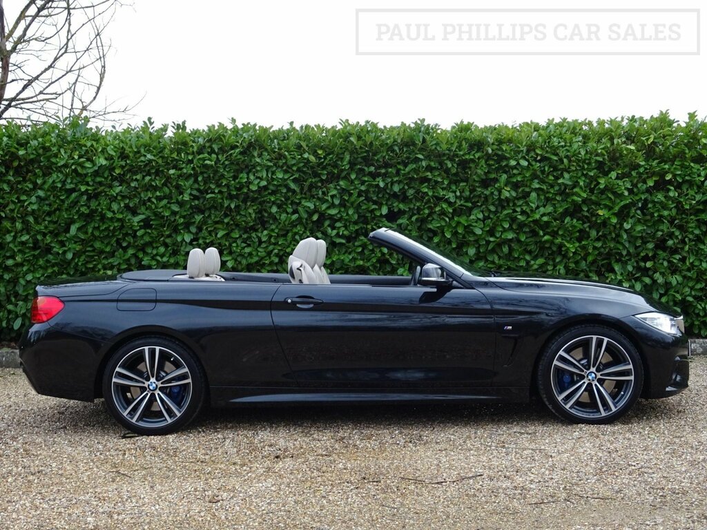 BMW 4 Series 3.0 430D M Sport Convertible Euro EN16DMX Black #2