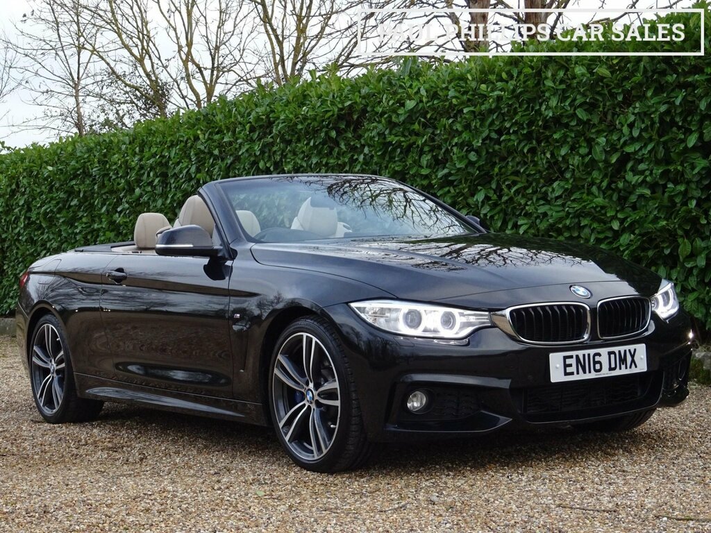 BMW 4 Series 3.0 430D M Sport Convertible Euro Black