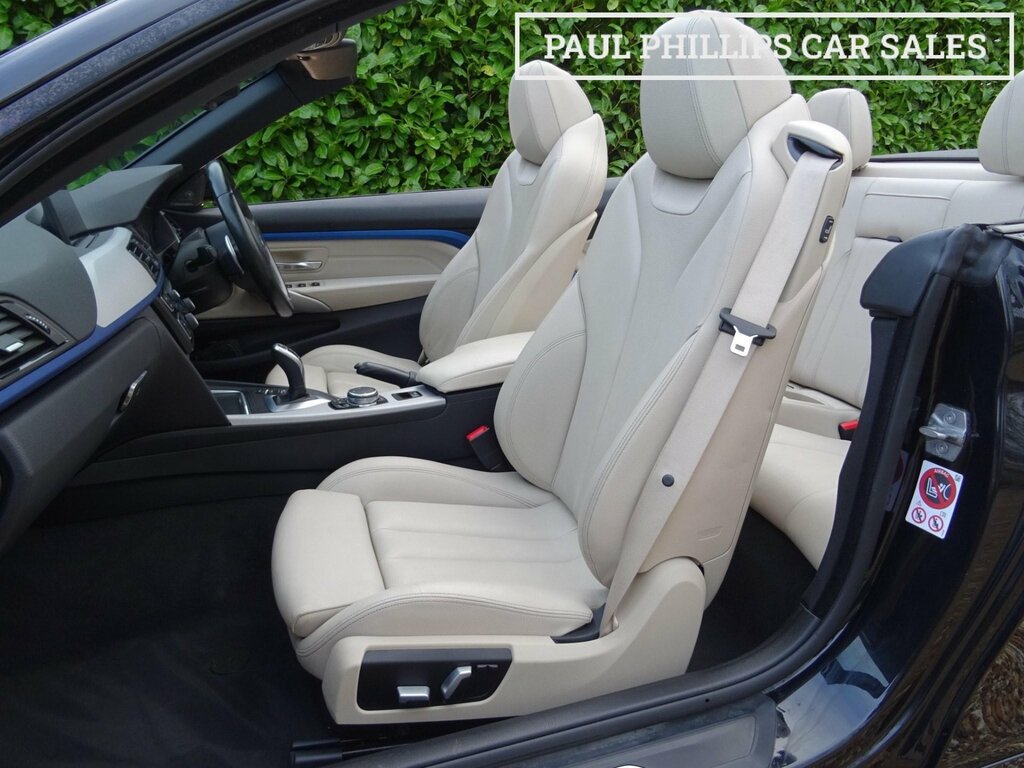 BMW 4 Series 3.0 430D M Sport Convertible Euro EN16DMX Black #5