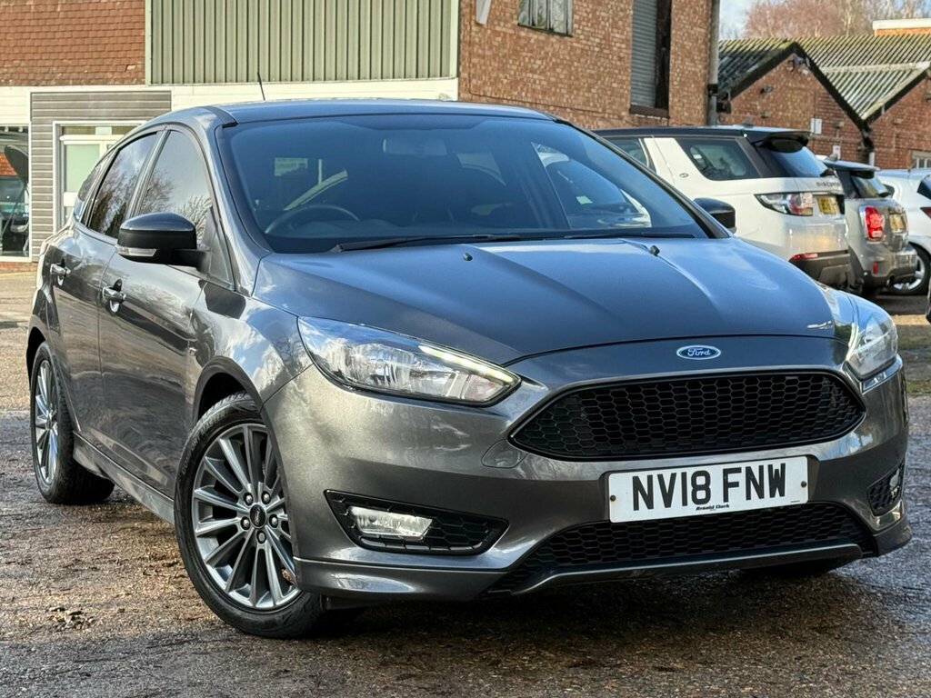 Ford Focus 1.0T Ecoboost St-line Euro 6 Ss NV18FNW Grey #5