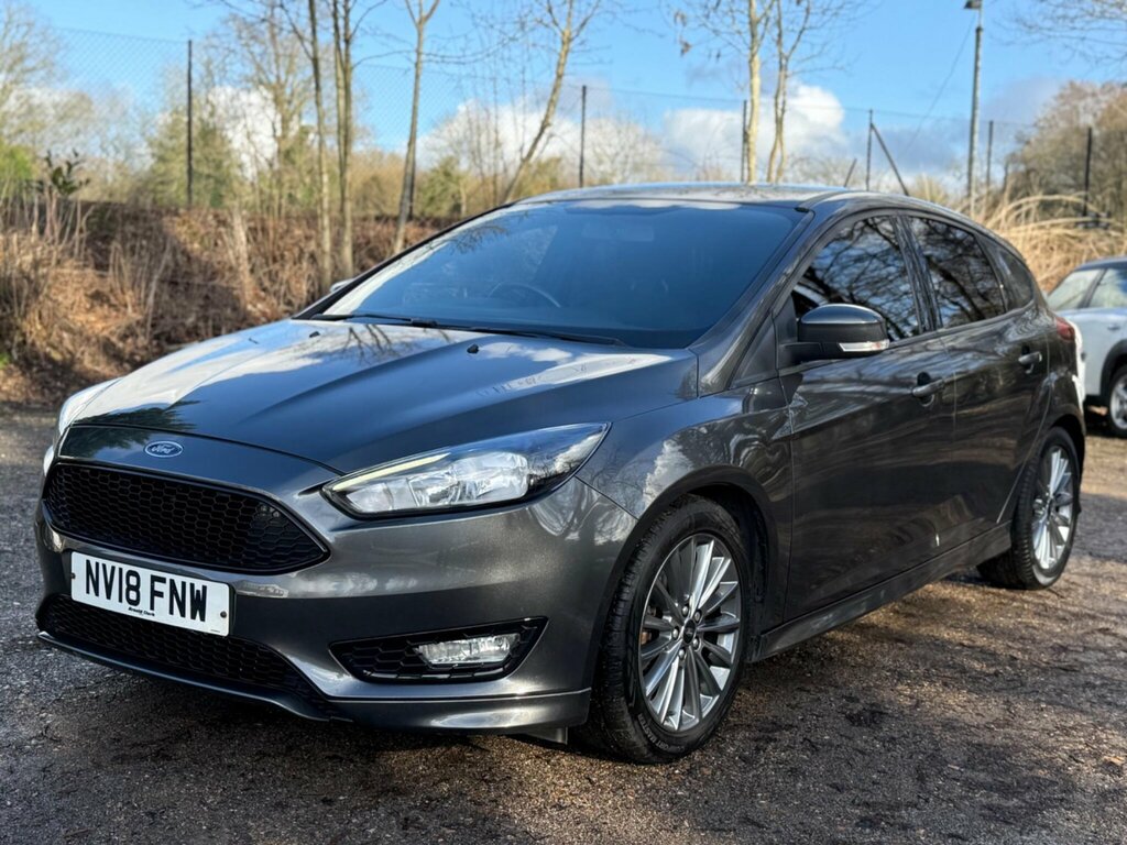 Ford Focus 1.0T Ecoboost St-line Euro 6 Ss NV18FNW Grey #3