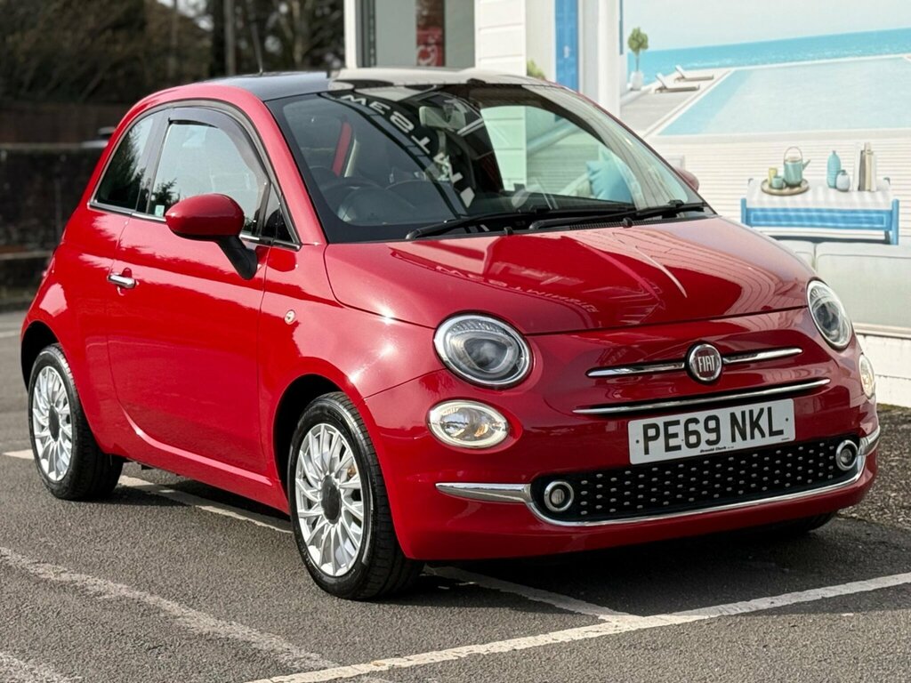 Fiat 500 1.2 Lounge Euro 6 Ss PE69NKL Red #5