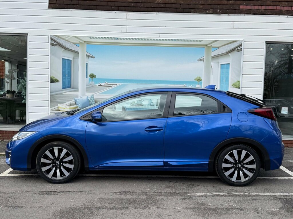 Honda Civic 1.4 I-vtec Se Plus Navi Euro 6 Ss Blue #6