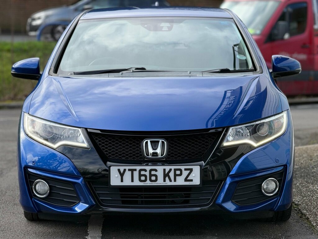 Honda Civic 1.4 I-vtec Se Plus Navi Euro 6 Ss Blue #2