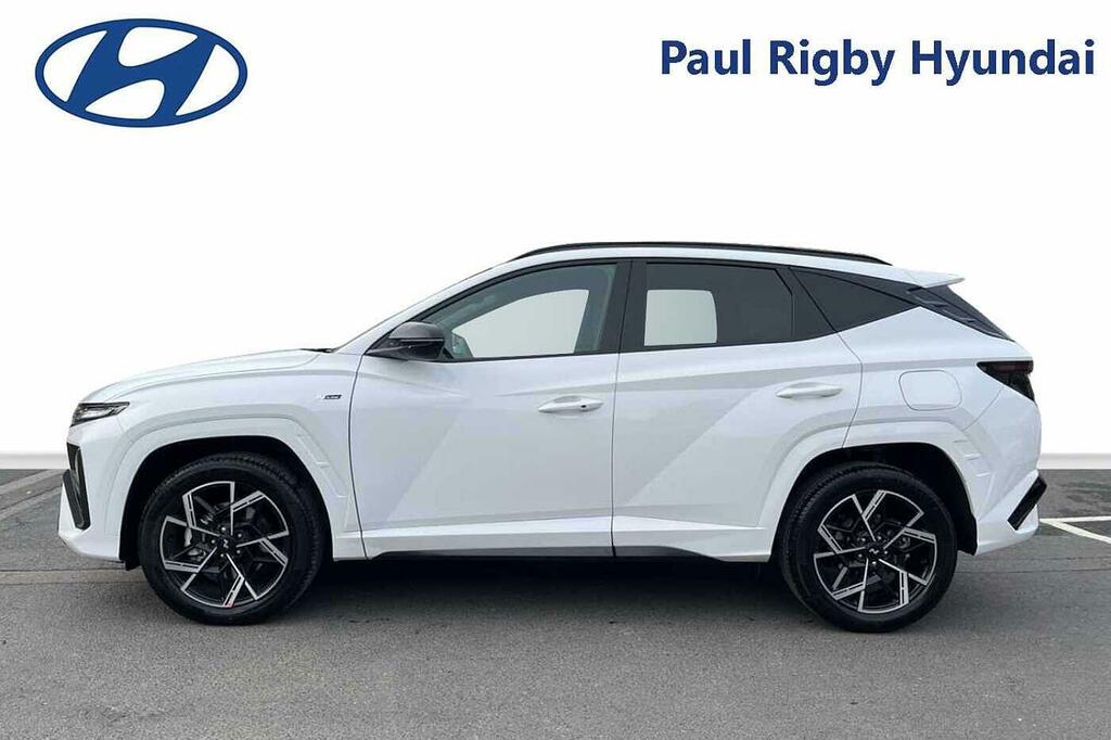 Hyundai Tucson 1.6T Hybrid N Line VE75OOA Red #4