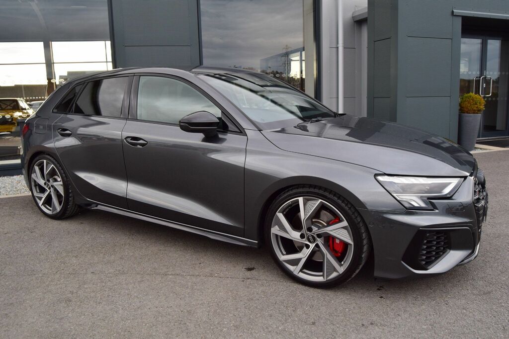 Audi S3 2.0 Tfsi Black Edition Sportback S Tron SW73EAY Grey #2