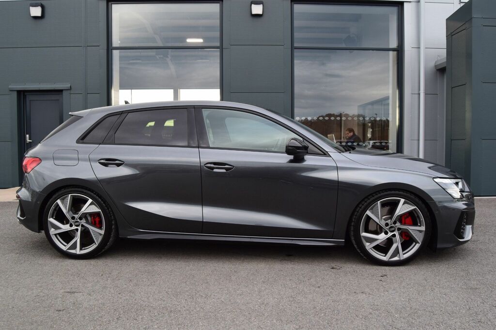 Audi S3 2.0 Tfsi Black Edition Sportback S Tron SW73EAY Grey #5
