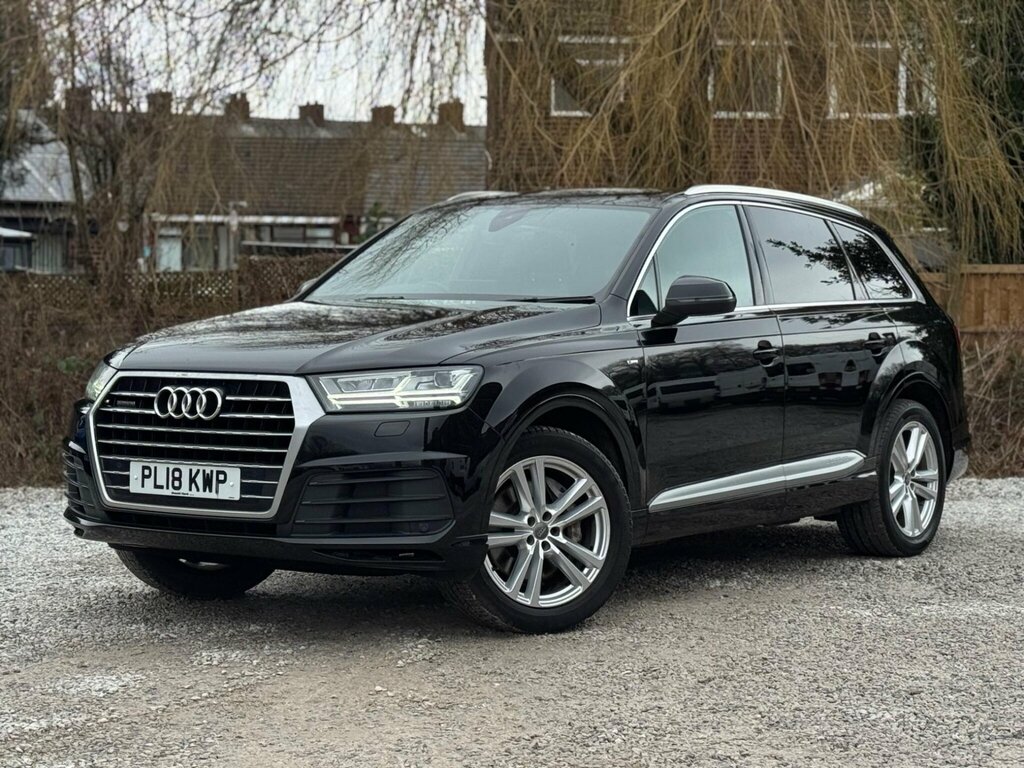 Audi Q7 3.0 Tdi V6 S Line Tiptronic Quattro Euro 6 Ss 5 PL18KWP Black #2