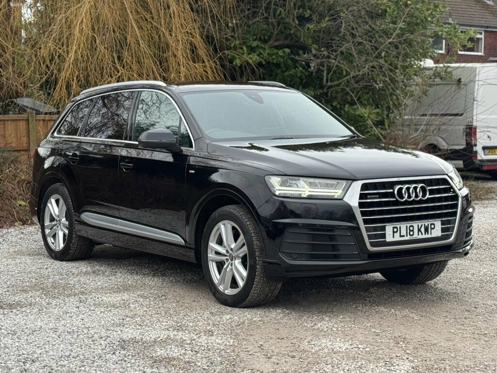 Audi Q7 3.0 Tdi V6 S Line Tiptronic Quattro Euro 6 Ss 5 PL18KWP Black #3