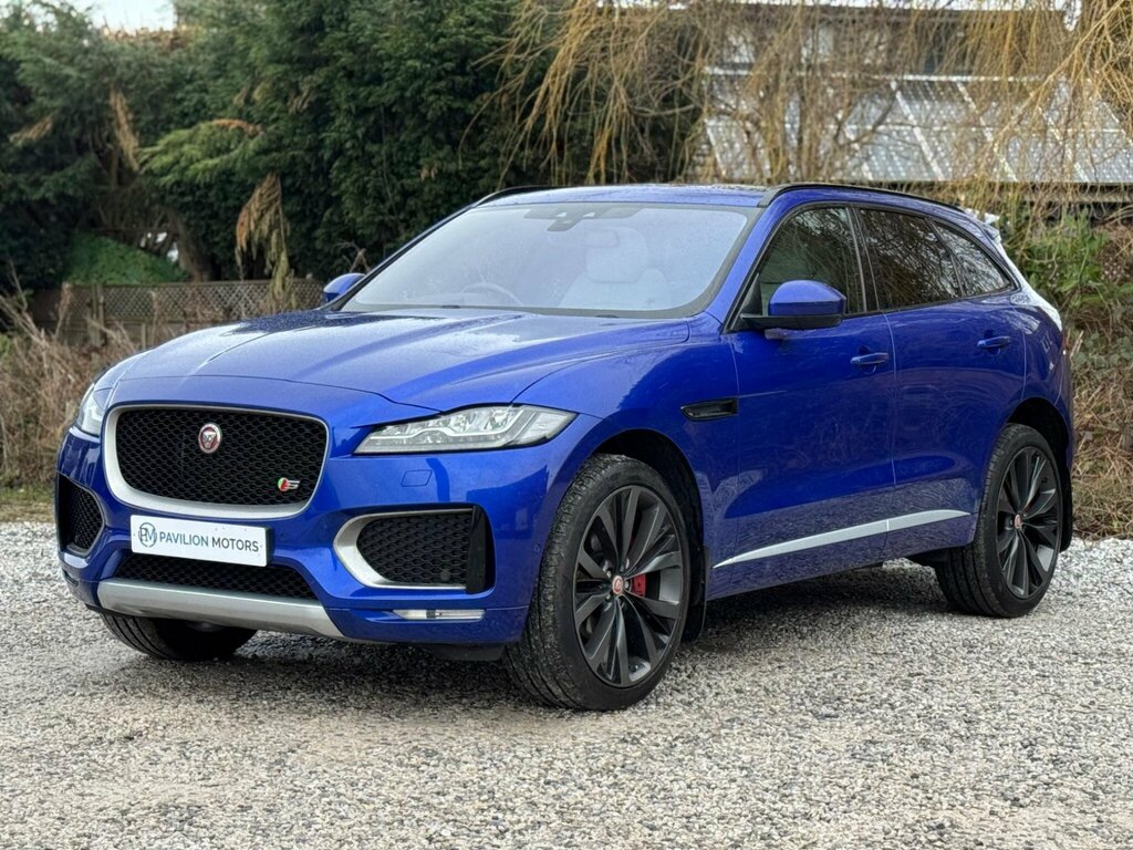 Jaguar F-Pace 3.0 D300 V6 First Edition Awd Euro 6 Ss NA16YHY Blue #5
