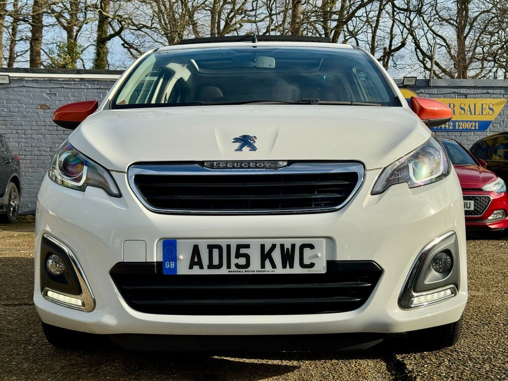 Peugeot 108 Hatchback AD15KWC White #2