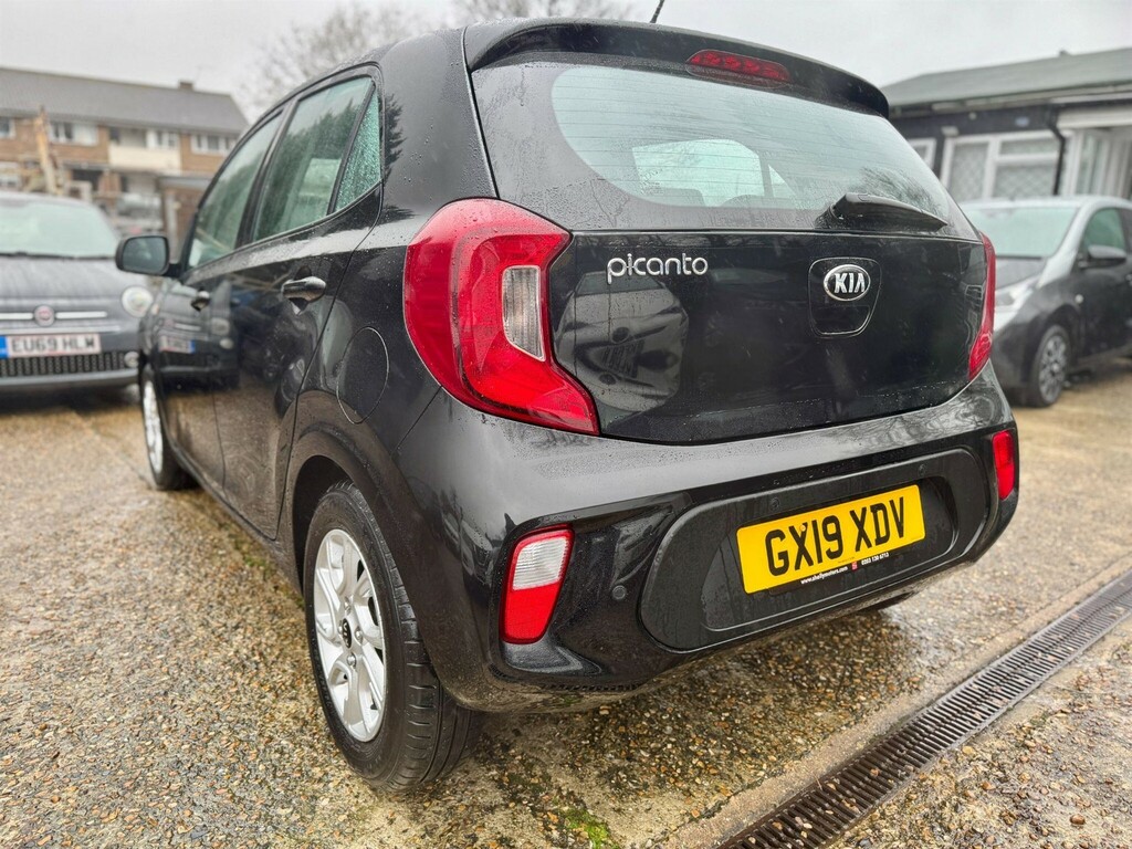 Kia Picanto Hatchback GX19XDV Black #4