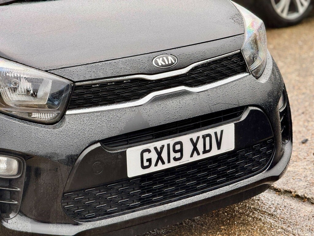 Kia Picanto Hatchback GX19XDV Black #2
