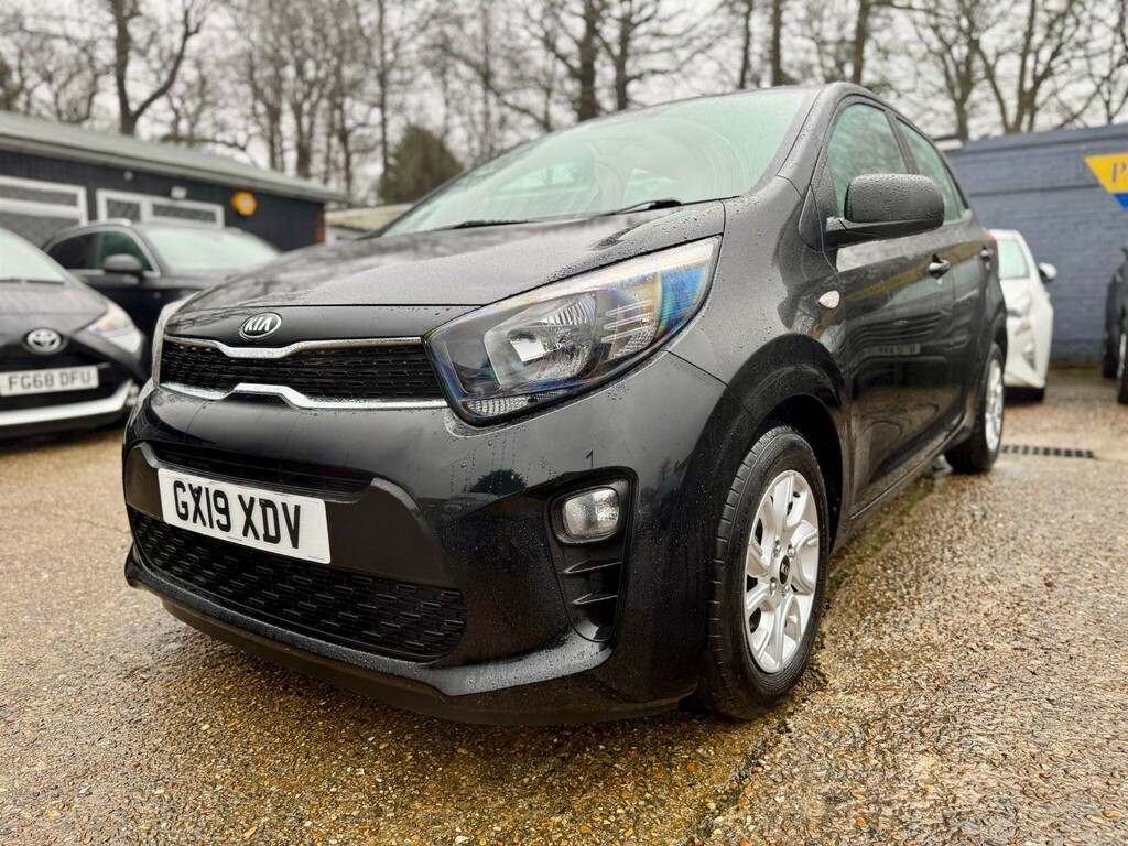 Kia Picanto Hatchback GX19XDV Black #3