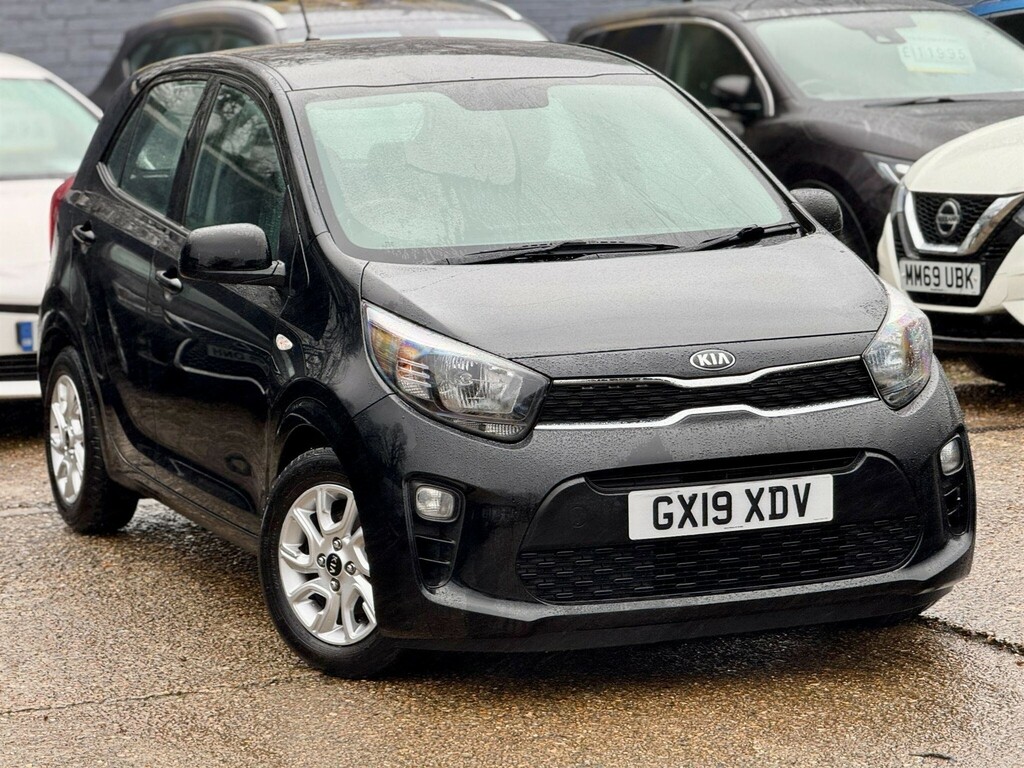 Kia Picanto Hatchback GX19XDV Black #6