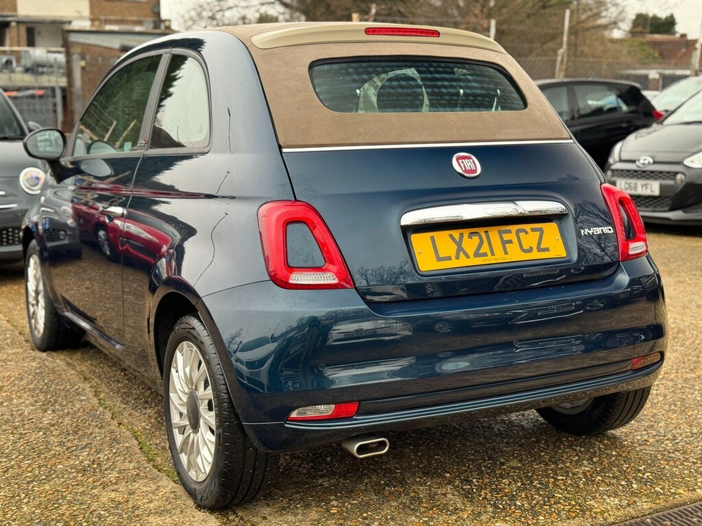 Fiat 500C 500 C Lounge Mhev LX21FCZ Blue #4