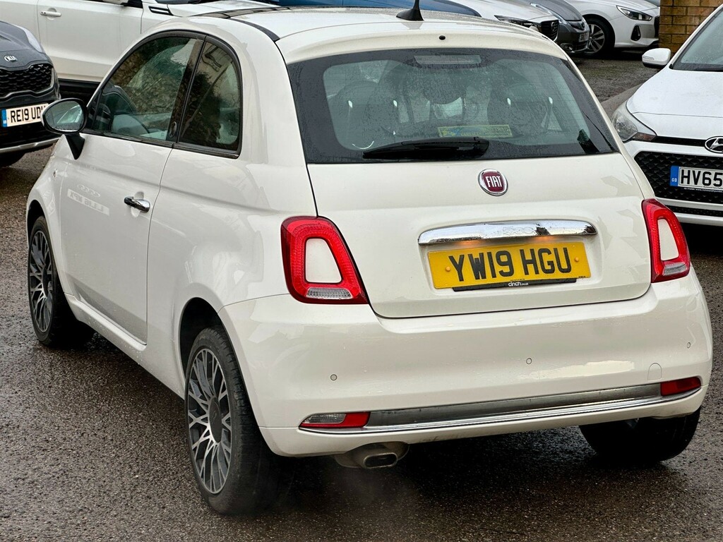 Fiat 500 Hatchback YW19HGU White #4