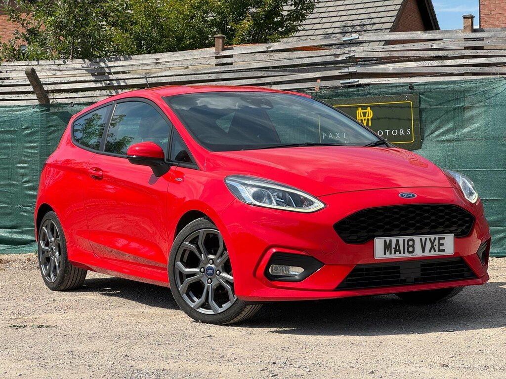 Ford Fiesta Hatchback 1.0T Ecoboost St-line Euro 6 Ss Red
