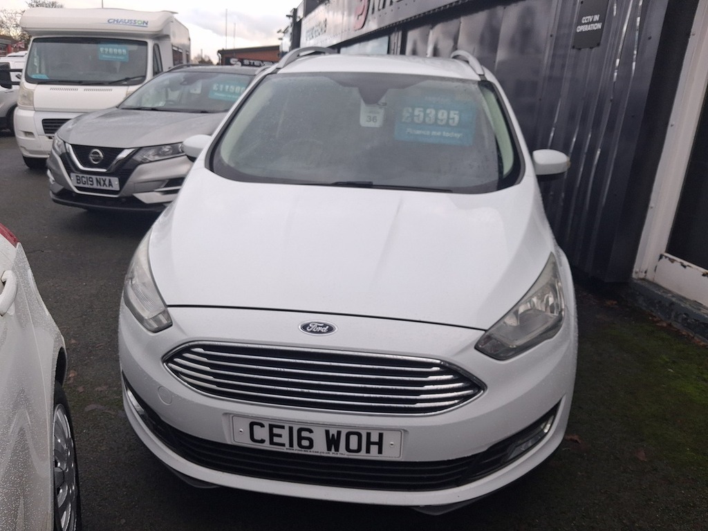 Ford Grand C-Max 1.0T Ecoboost Titanium Mpv Euro White