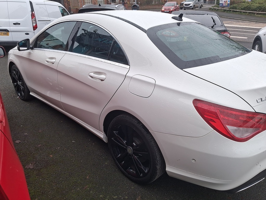 Mercedes-Benz CLA Class 1.6 Cla180 Sport Coupe Euro 6 S White #2