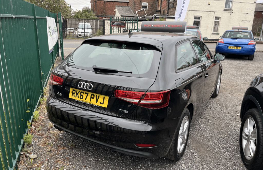 Audi A3 Saloon RK67PVJ Black #4