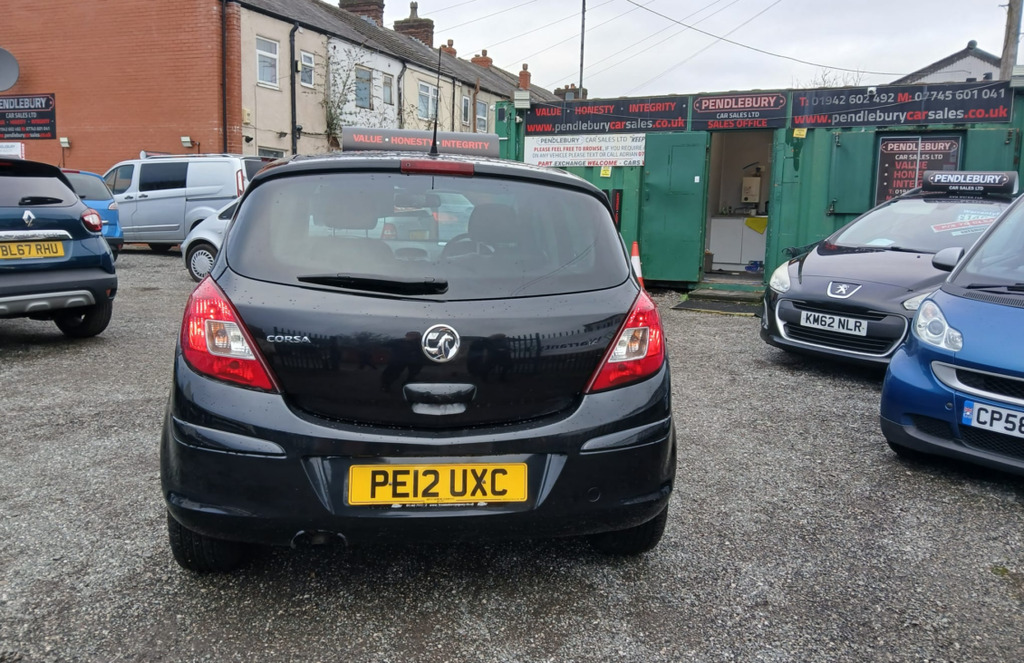 Vauxhall Corsa Hatchback PE12UXC Black #2
