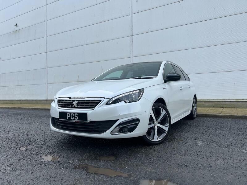 Peugeot 308 SW 1.6 Bluehdi Gt Line Euro 6 Ss GF66LUA White #2