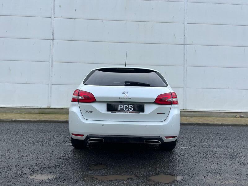 Peugeot 308 SW 1.6 Bluehdi Gt Line Euro 6 Ss GF66LUA White #6