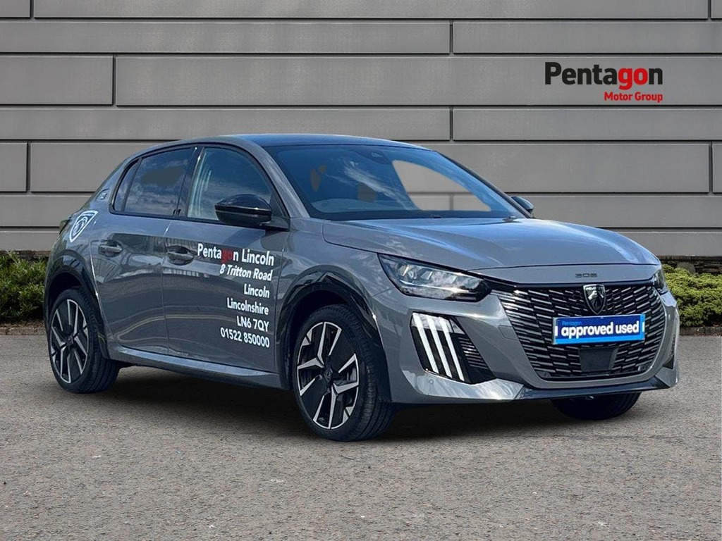 Peugeot e-208 51Kwh Gt Hatchback 7.4Kw Charge Grey